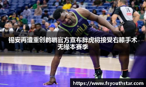 锡安再遭重创鹈鹕官方宣布胖虎将接受右膝手术无缘本赛季